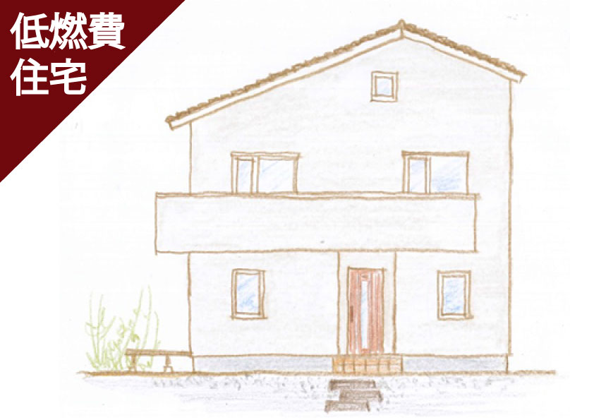 広々ロフトと大きなバルコニーのある家 H様邸